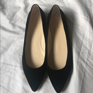 Cole Haan Black Suede Flats